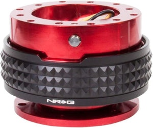 NRG Innovations SRK-210RD/BK Quick Release Kit (Red Body/Black Pyramid Ring)