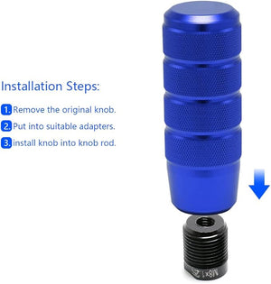 (Blue) Stick Automatic Weighted Manual Gear Shift Knobs for Fit Compatible with Mazda Tacoma STi Nismo 2004 Honda Accord Subaru Focus ST Miata Toyota