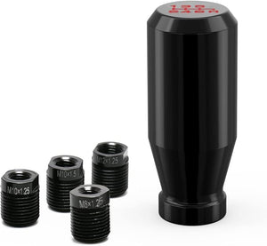 (Black) 6 Speed Weighted Shifter Shift Knobs for Honda