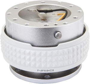 NRG Innovations SRK-210SL/GL Quick Release Kit (Silver Body / Glow in the Dark Pyramid Ring)