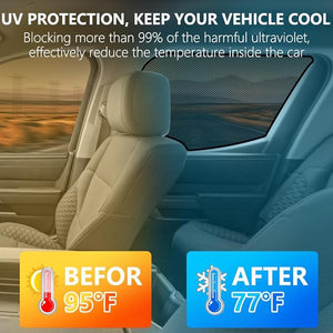 Car Side Window Sun Shade for Toyota Tundra 2022-2025, Car Window Shades for Baby with Breathable Mesh, Sun Blocker for Privacy and Sun Protection for Napping Camping Travel