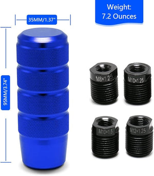 (Blue) Stick Automatic Weighted Manual Gear Shift Knobs for Fit Compatible with Mazda Tacoma STi Nismo 2004 Honda Accord Subaru Focus ST Miata Toyota