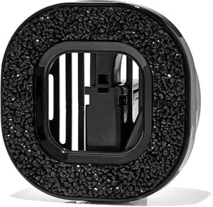 Scentportable Vent Visor Clip Black Jeweled Glitter
