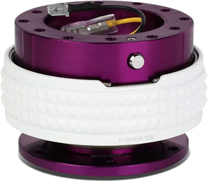 NRG Innovations SRK-210PP/GL Quick Release Kit (Purple Body / Glow in the Dark Pyramid Ring)