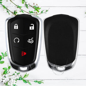 (FCC ID: HYQ2AB 5 Buttons) 315MHZ Car Keyless Entry Remote Fob Fits for Cadillac XTS/Escalade 2015-2017/Cadillac ATS/CTS 2014-2019 (Pack of 1)