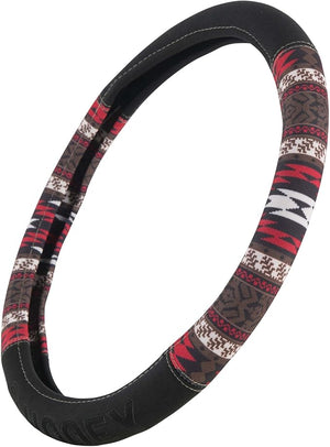Hooey Steering Wheel Cover, Universal-Fit, Easy to Install for Cars, Truck, Van, SUV, American West (Multi/Clay)
