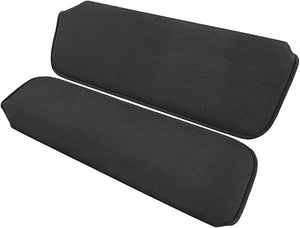 Full Size Truck Sun Visors Cloth LH &amp; RH Black Fits for Chevy GMC Pickup Truck 1988-1998 SV201-1559