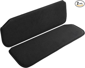 Full Size Truck Sun Visors Cloth LH &amp; RH Black Fits for Chevy GMC Pickup Truck 1988-1998 SV201-1559