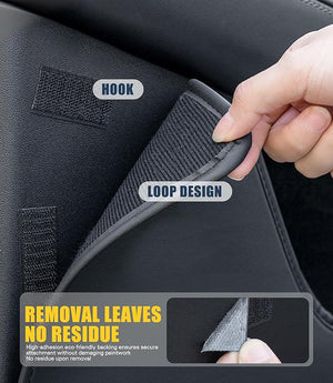 (4 Packs Car Door Protector Compatible for Model Y Juniper 2026 2025 Door Sill Panel, Front &amp; Rear Leather Protector Cover Accessories Kick Dust Water Dirt Proof Mat Protection